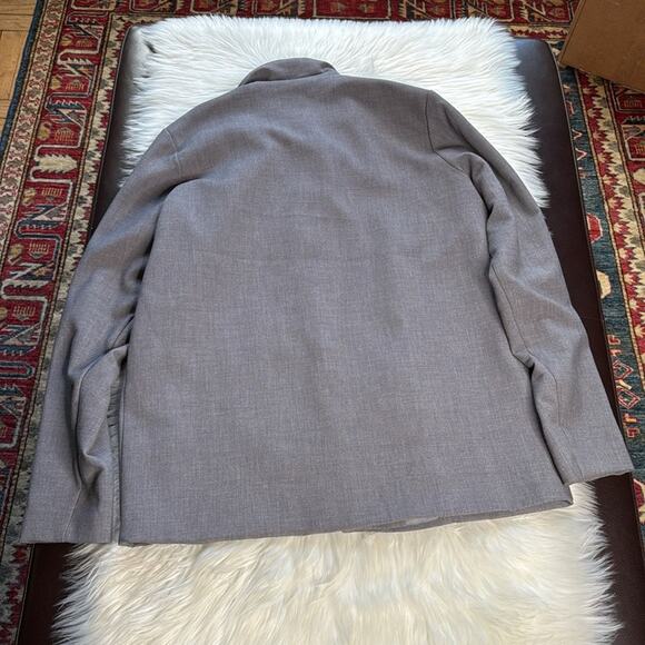 Pretty Little Thing Charcoal Tailored Oversized Dad Blazer - Picture 8 of 9